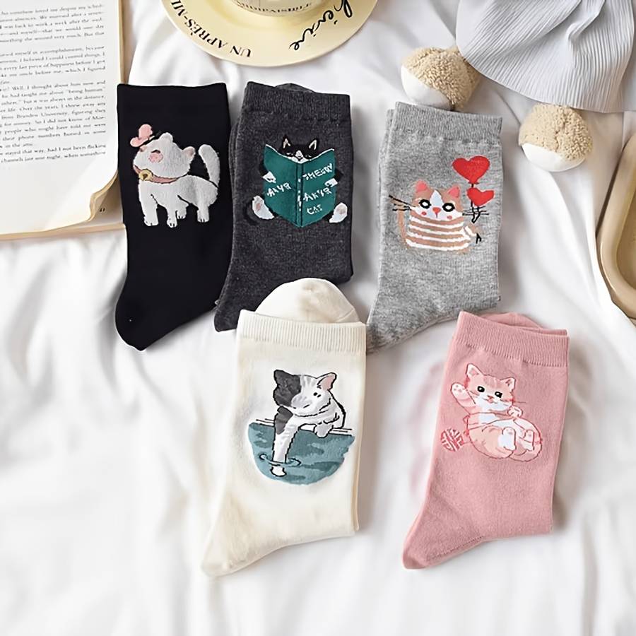Women S Socks Color 5Pairs Mixed Colors