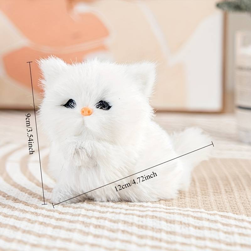 Toy Dolls color White Cat size Pet Companion