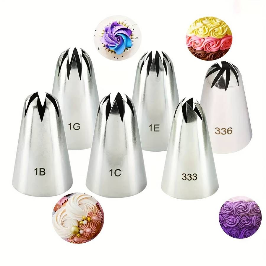 Professional Cake Decorating Head Quantity 6Pcs