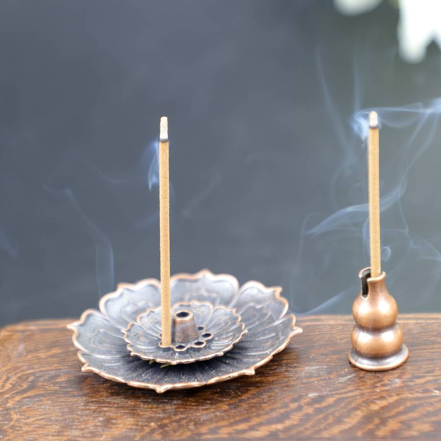 Incense Burner Color  Medium For Lotus Three Treasures  1 Piece