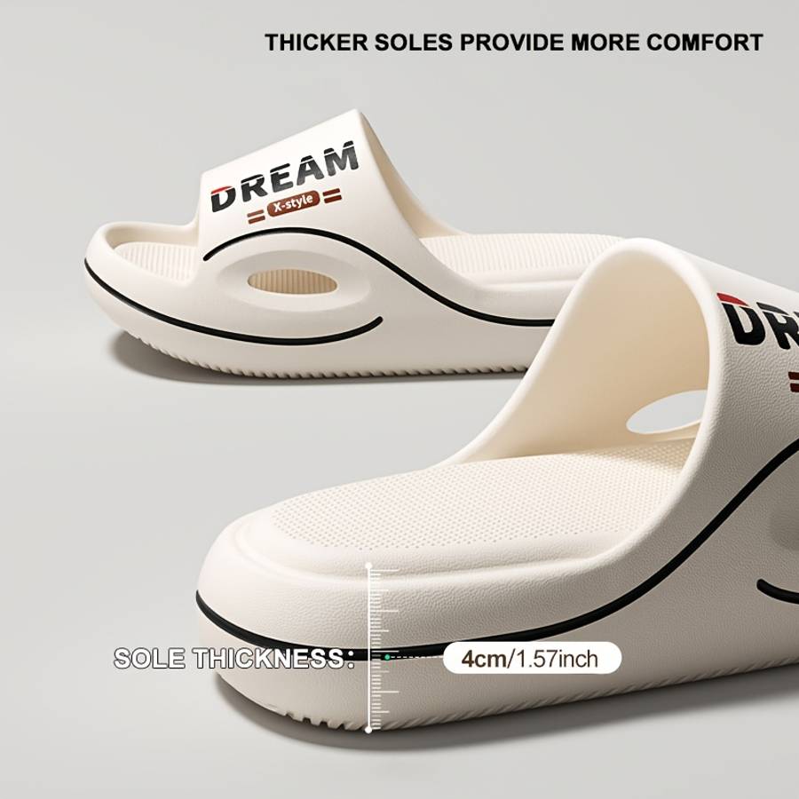 Men Slippers Summer Style White Size Uk 7.5 To 8