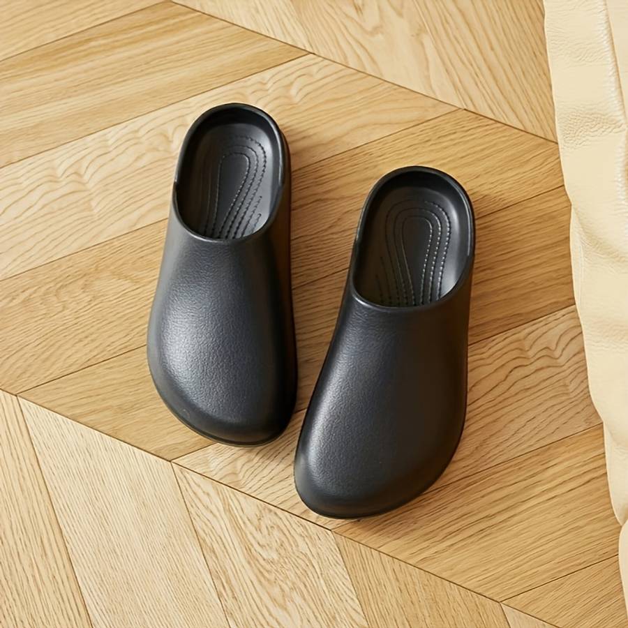 Men Slippers Summer Style Black Size Uk 5.5 To 6