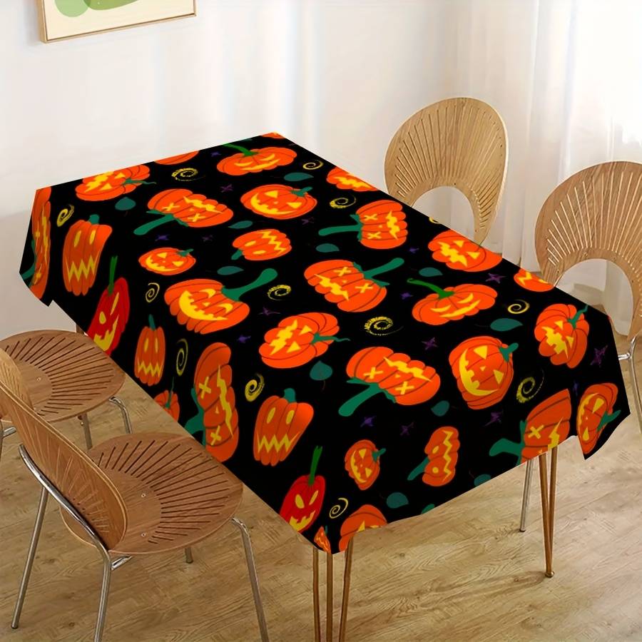 Halloween tablecloth decoration size 55.1 x 55.1in or 140 x 140cm