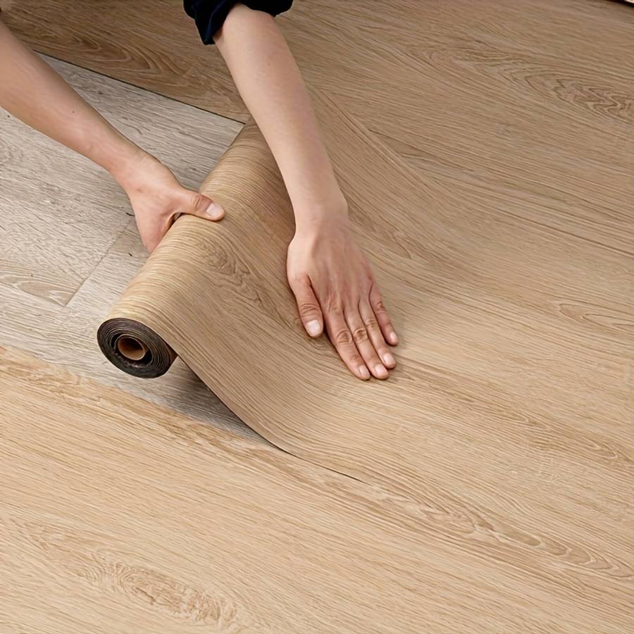 Self Adhesive Floor Stickers Emberwood Trace Hdb007 1 Roll  Coverage Area 1.2 M2  12.92 Sq Ft