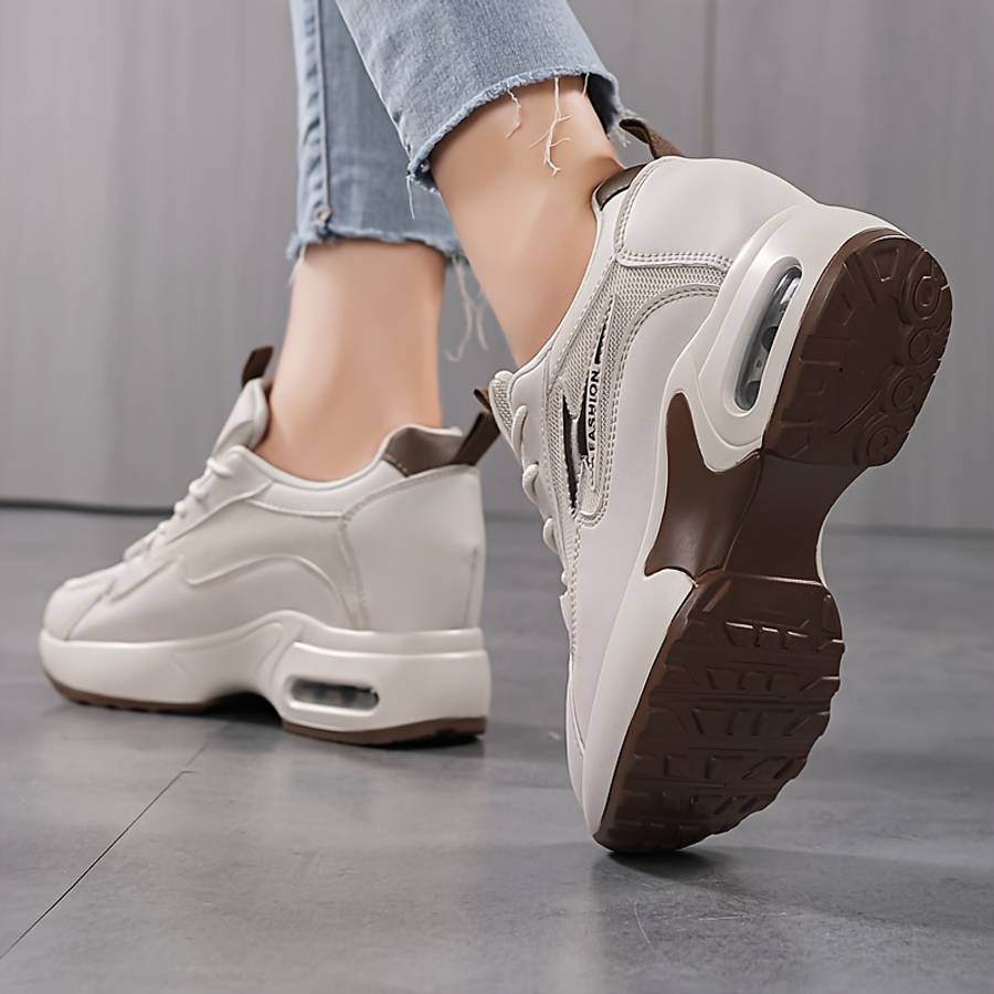 Women S Sneakers Color Rice Coffee Sizeuk 4