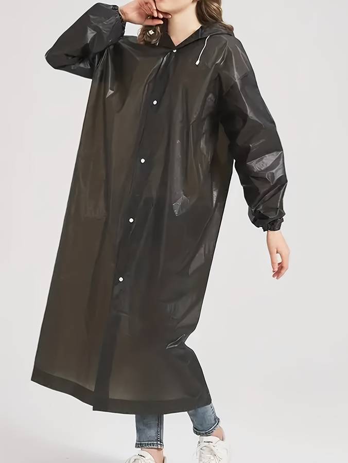 Raincoat Greyblack Size Onesize