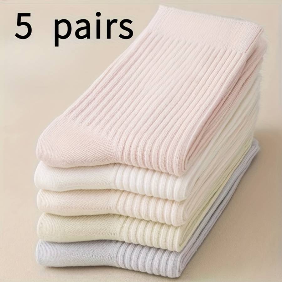 Women S Socks Color 5 Pairs B Combination Size Onesize