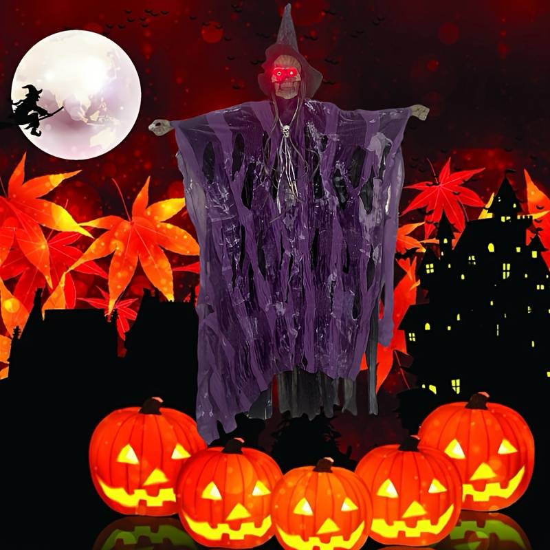 Halloween Decorations Items Purple Ghost