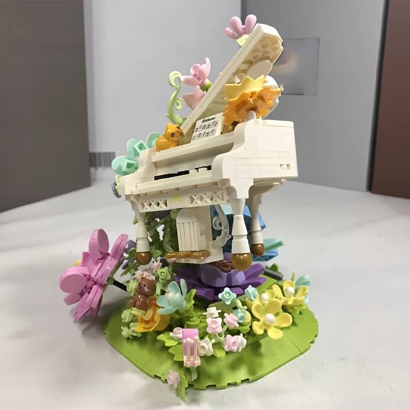 3D Puzzle Musical Instrument Model Model Orchid Piano 1155Pcs