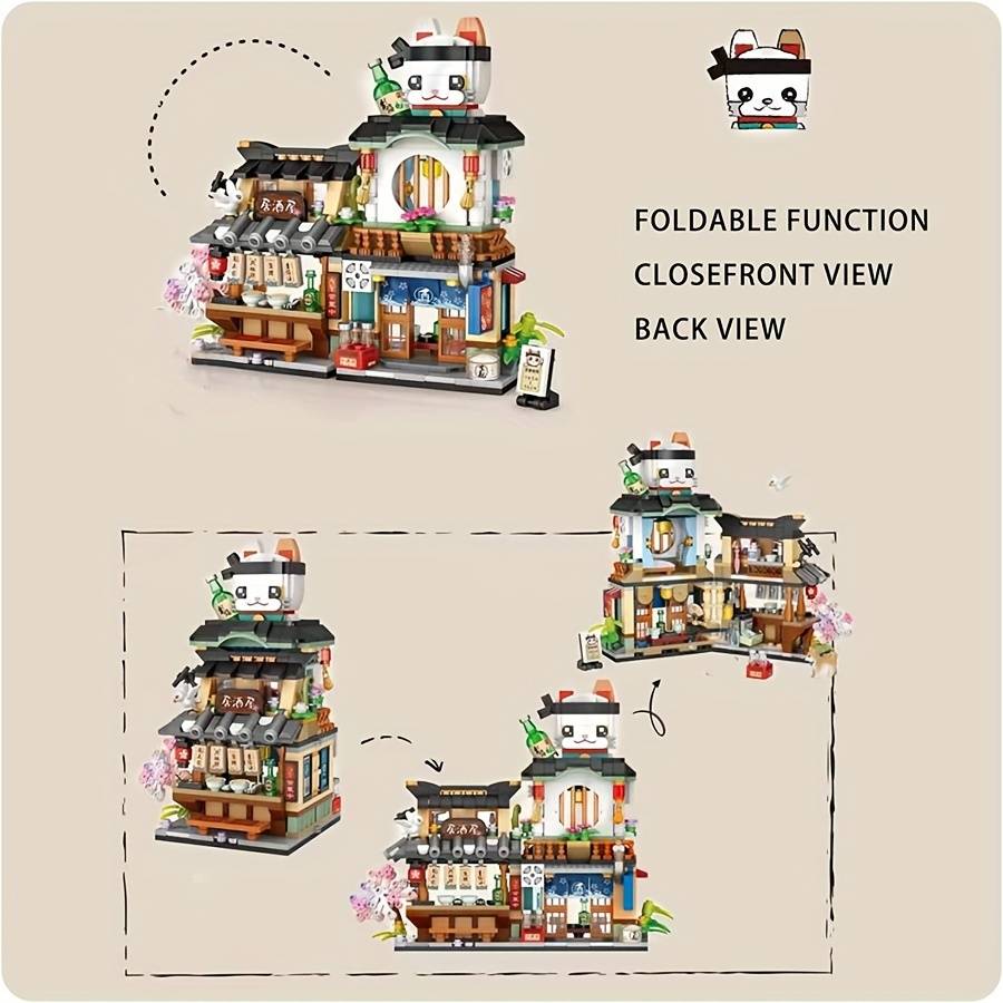 Building Toy Architectural Model Toy Set Style Shaved Ice Shop
