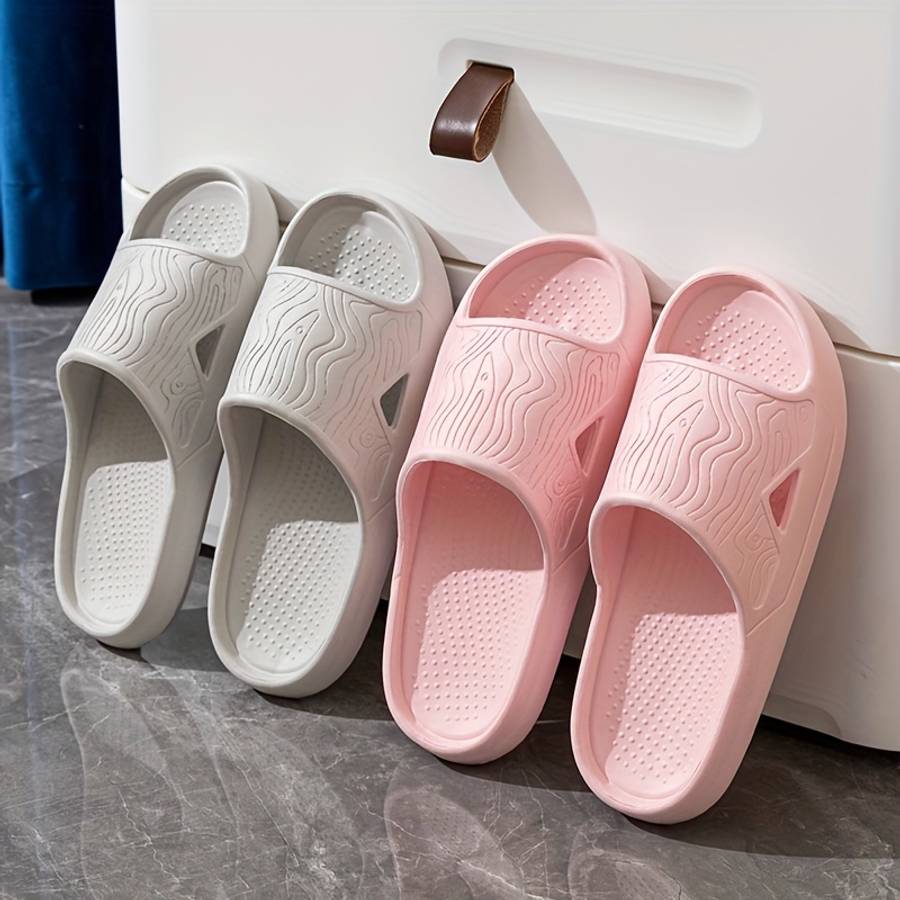 Men Slippers Summer Style Black Size Uk 4.5 To 5