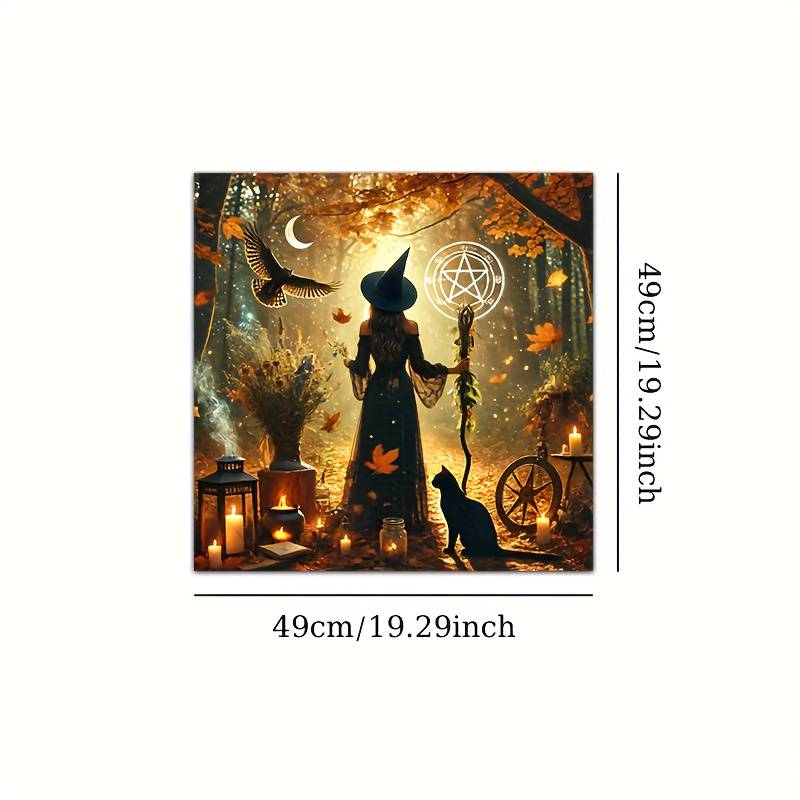 Halloween tablecloth decoration size 19.29 x 19.29 inches 49 x 49 cm