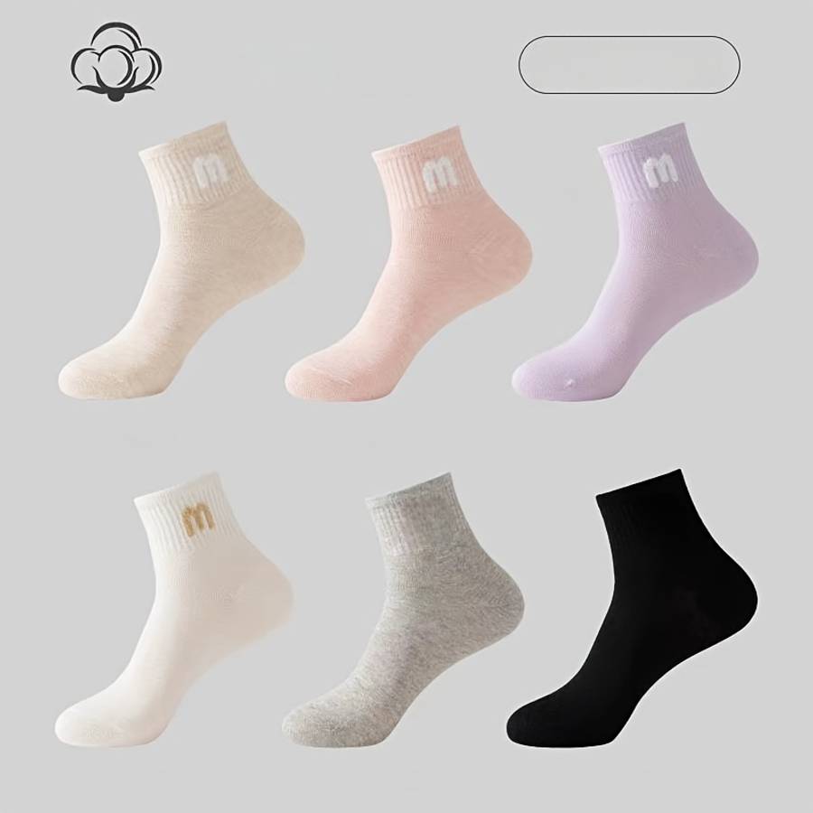 Women S Socks Color 6 Pairs Of Random Mixed Colours