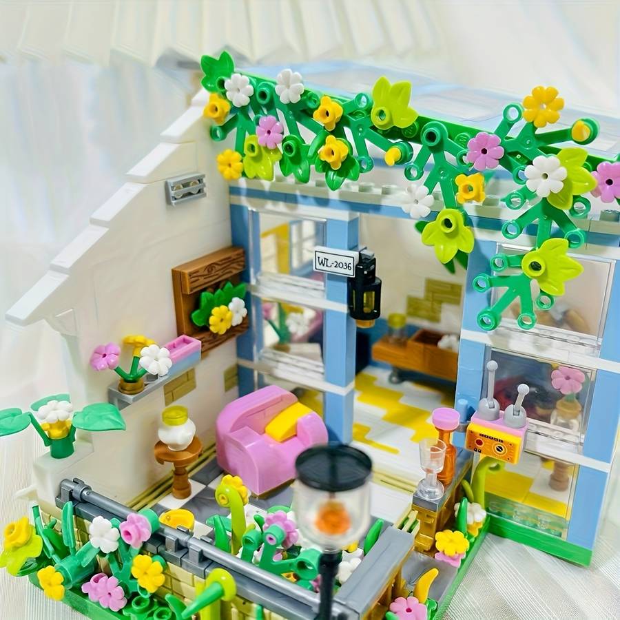 Building Toy Architectural Model Toy Set Style Street Scene Building Blocks