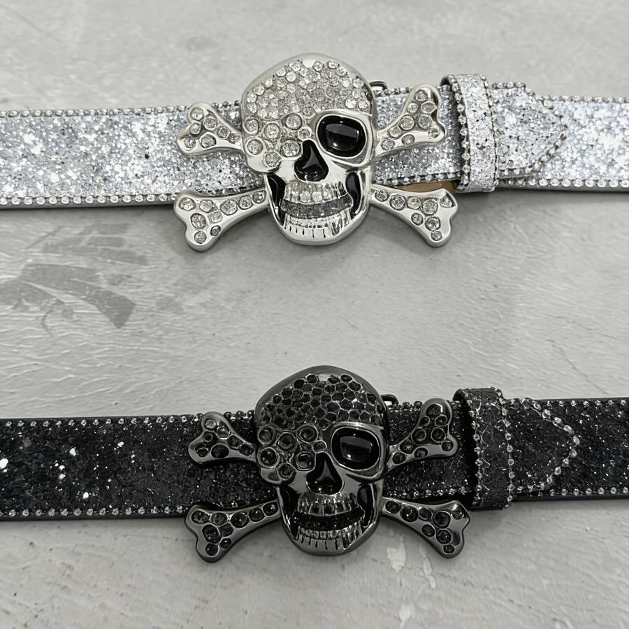 Belt Color Texture Silvery Size 112Cm