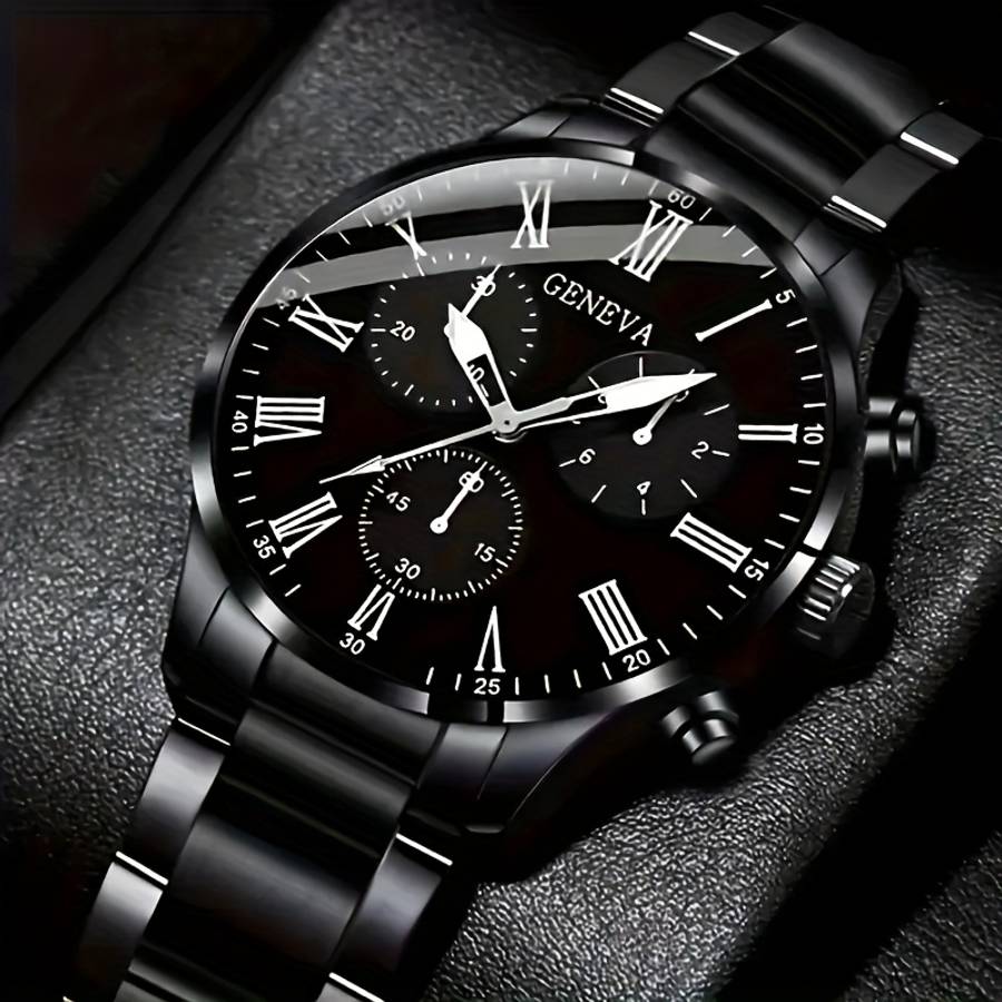 4PCS Mens Stylish Business Casual Date Display Equipped Aquantity