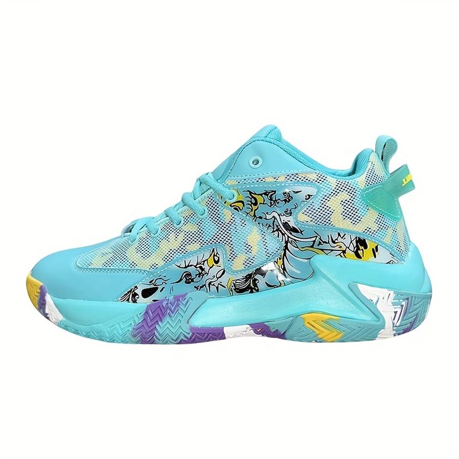 Basketball Shoes Color Black Purple Sizeuk 6