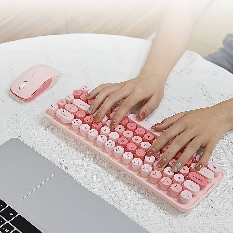 Keyboard Color White Green