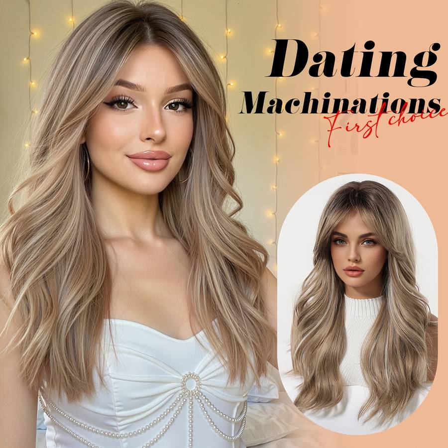 Women S Wigs Dyeing Hair Length50.8Cm
