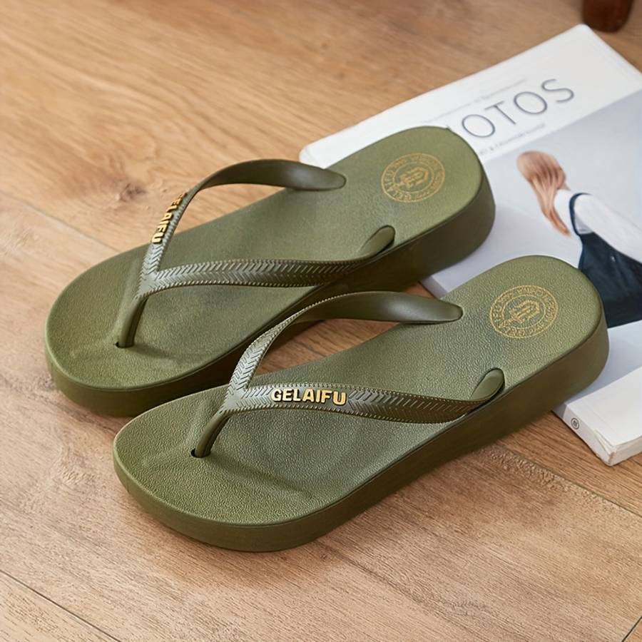 Ladies Summer Flip Flops Black Uk 4