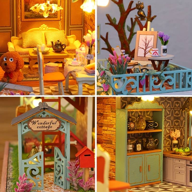 Building Toy Architectural Model Toy Set Style Jungle Secret