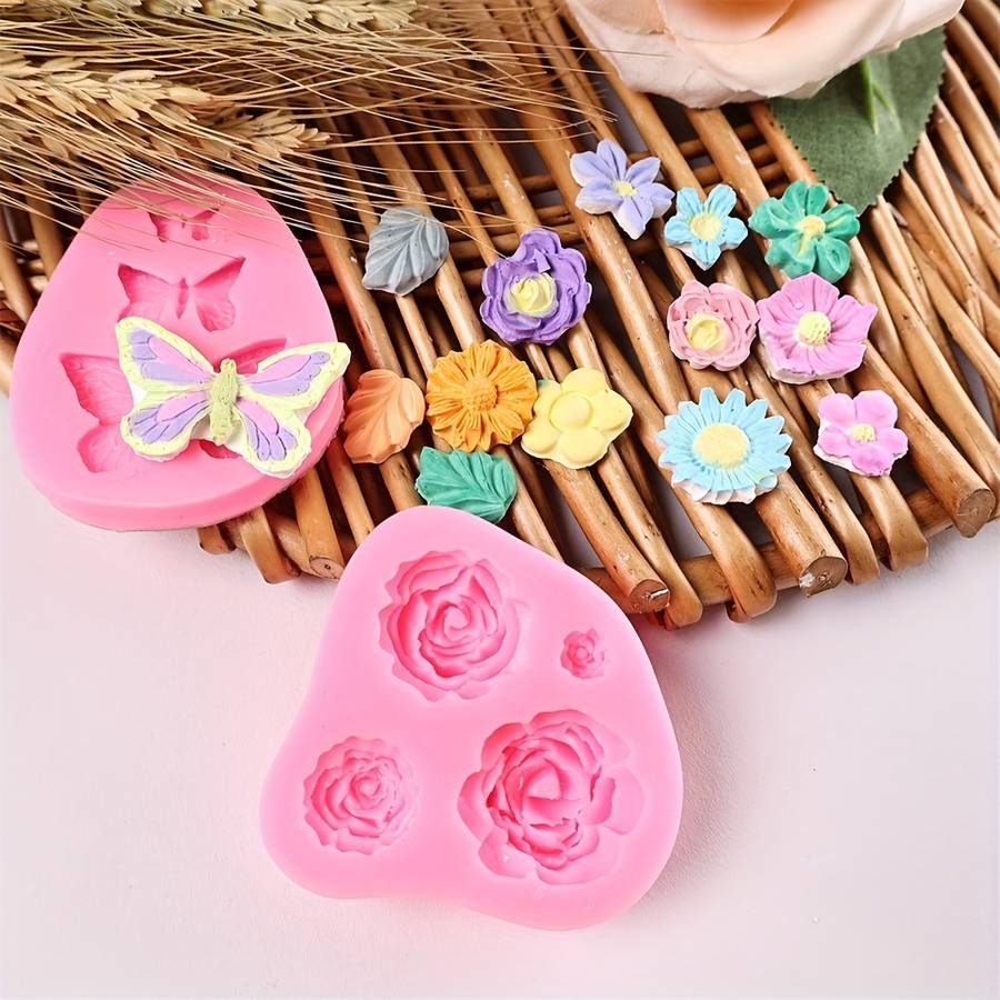 Suitable For Baking Molds Items 8Pcs Pink