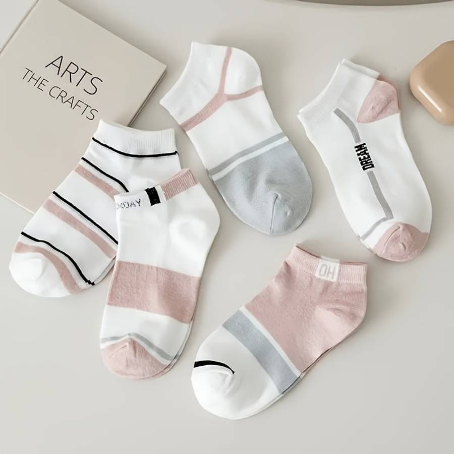 Women S Socks Color Mixed Color Fivepack Size Onesize