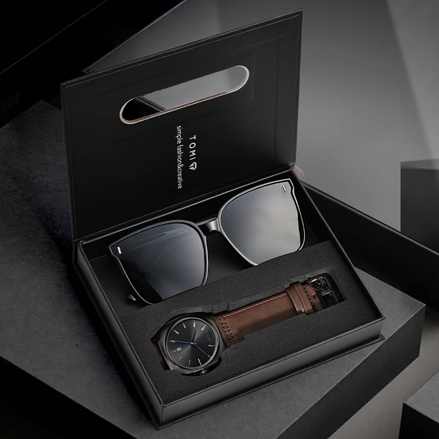 Premium Father Day Gift Tomi Dry Battery Men Watch With