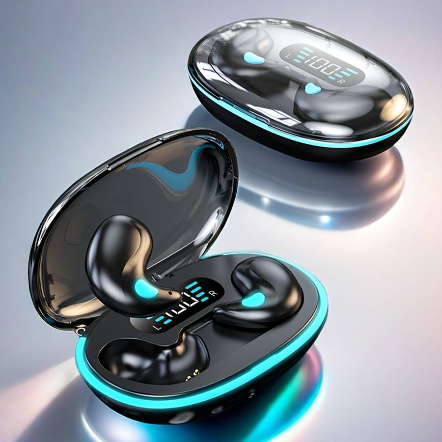 Rechargeable Wireless Earbuds Headphones Headset