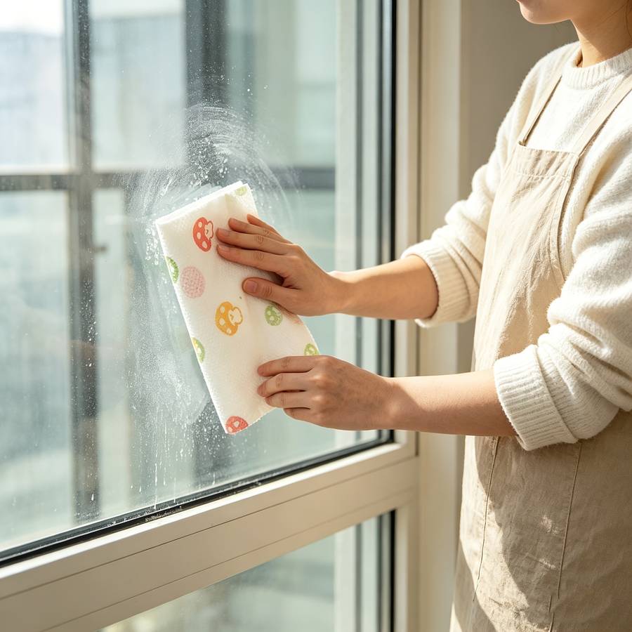 Rag Color Printed Patterns Shipped Randomly Capacity 17X18Cm 6.69X7.09Inch  1 Roll Of 30 Pieces