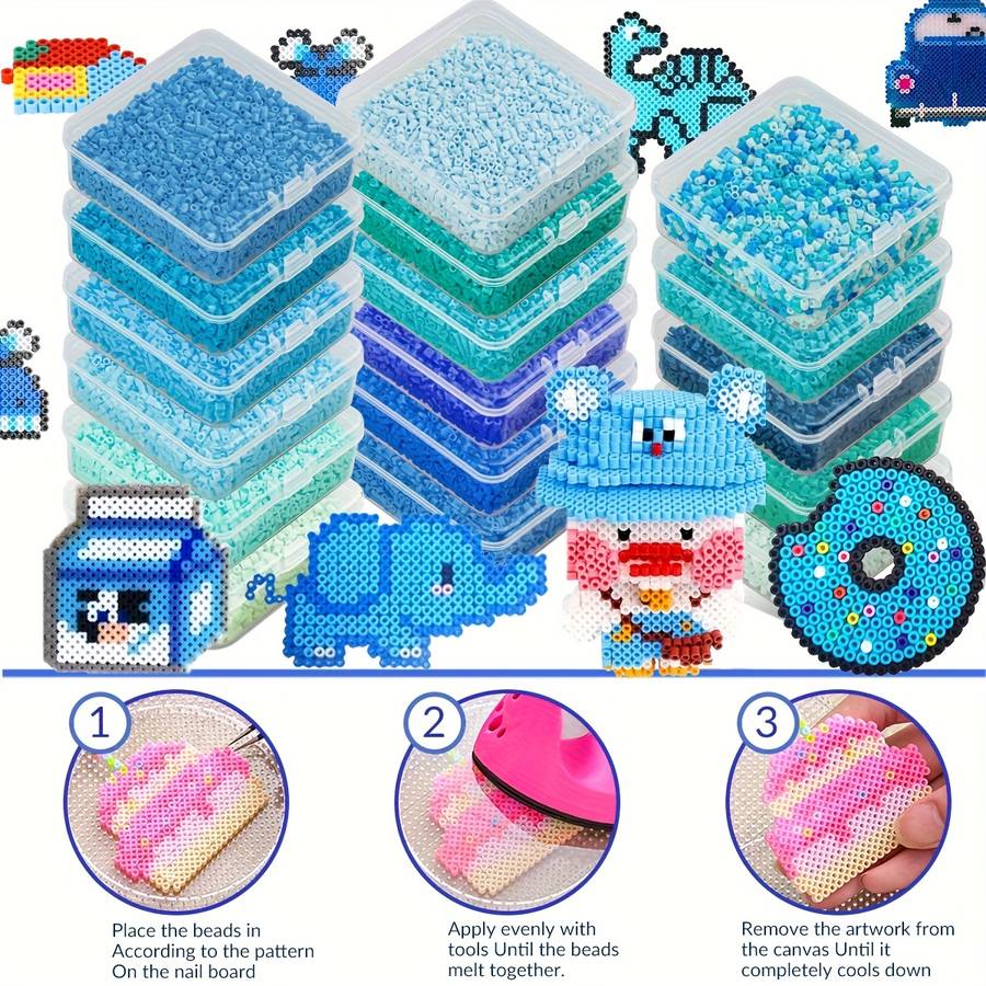 Perler Bead Set Blue C5 3K