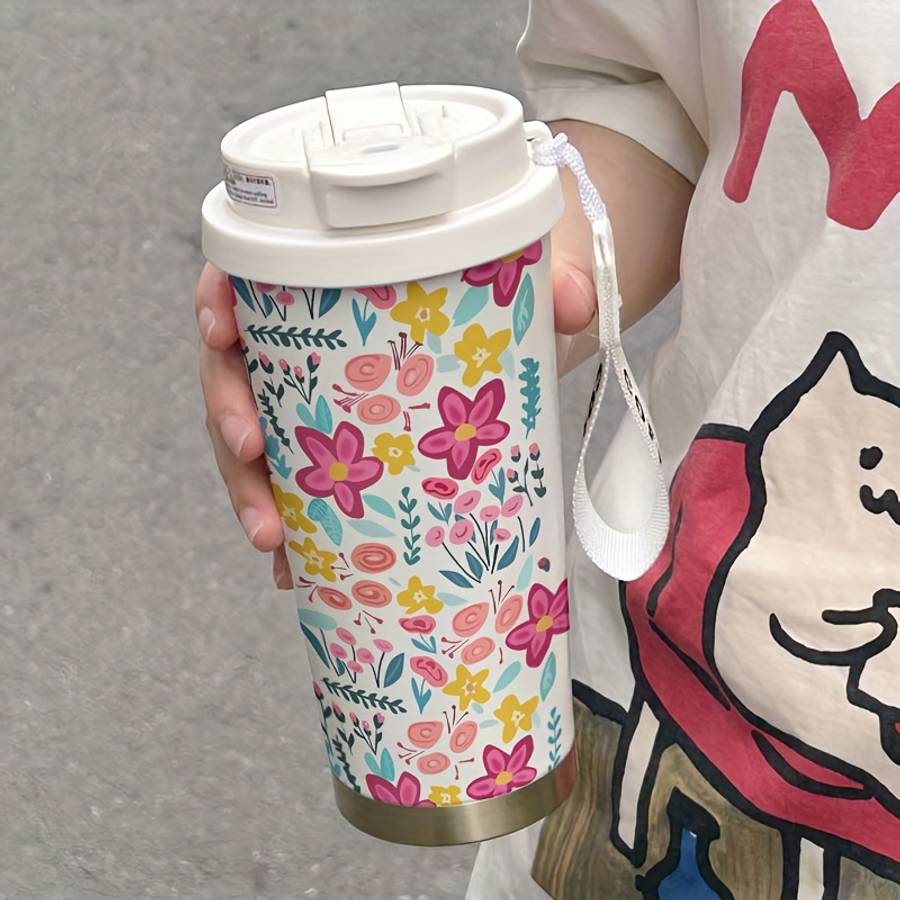 Water Cup Color Colorful Flowers