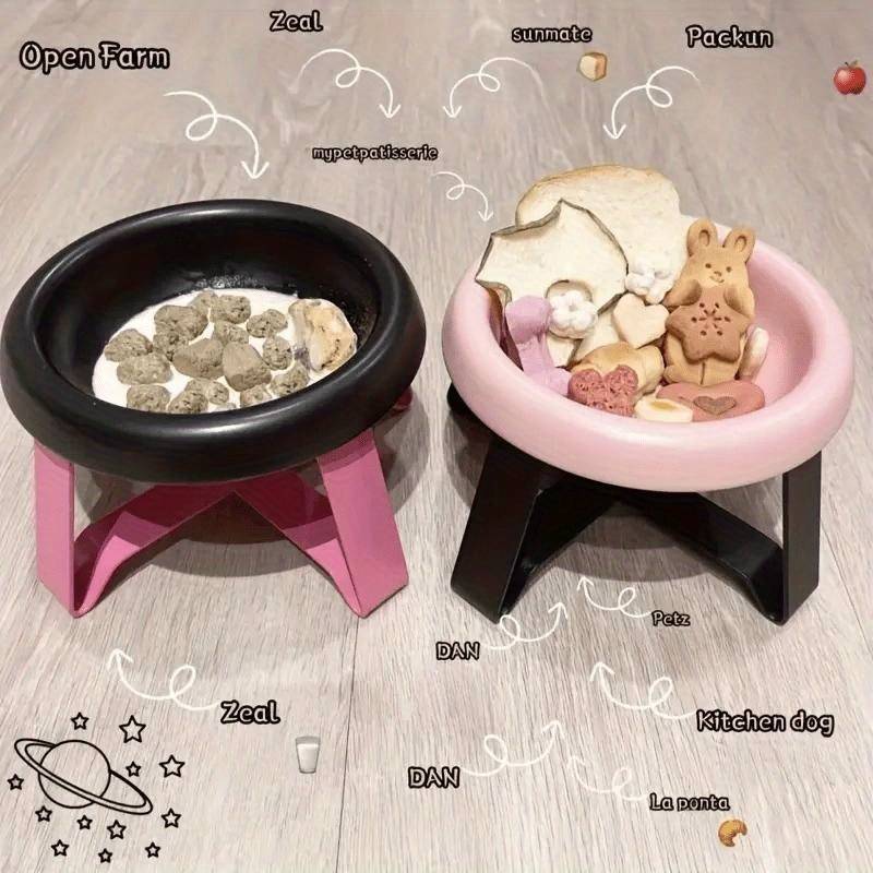 Pet supplies color Peppermint Green Bowl  Add  Pink Rack
