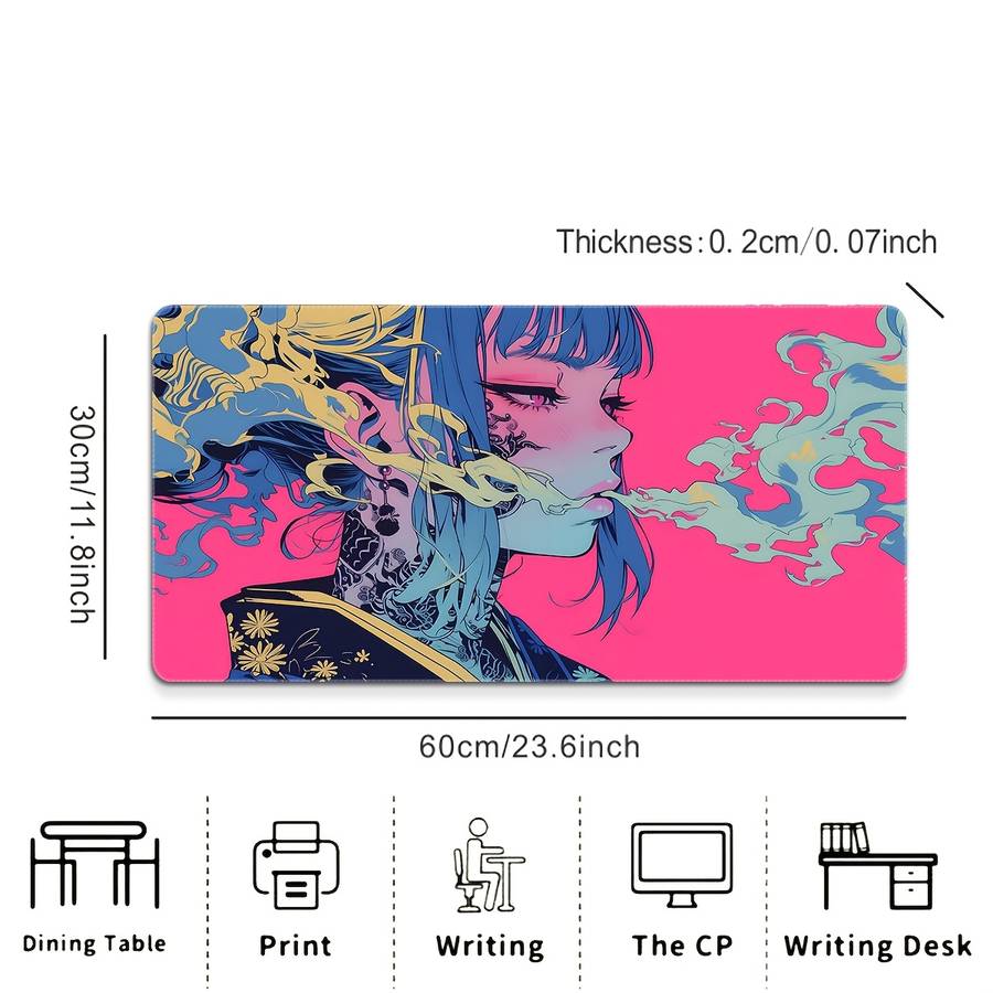 Mouse Pad Size 23.6X11.8Inch