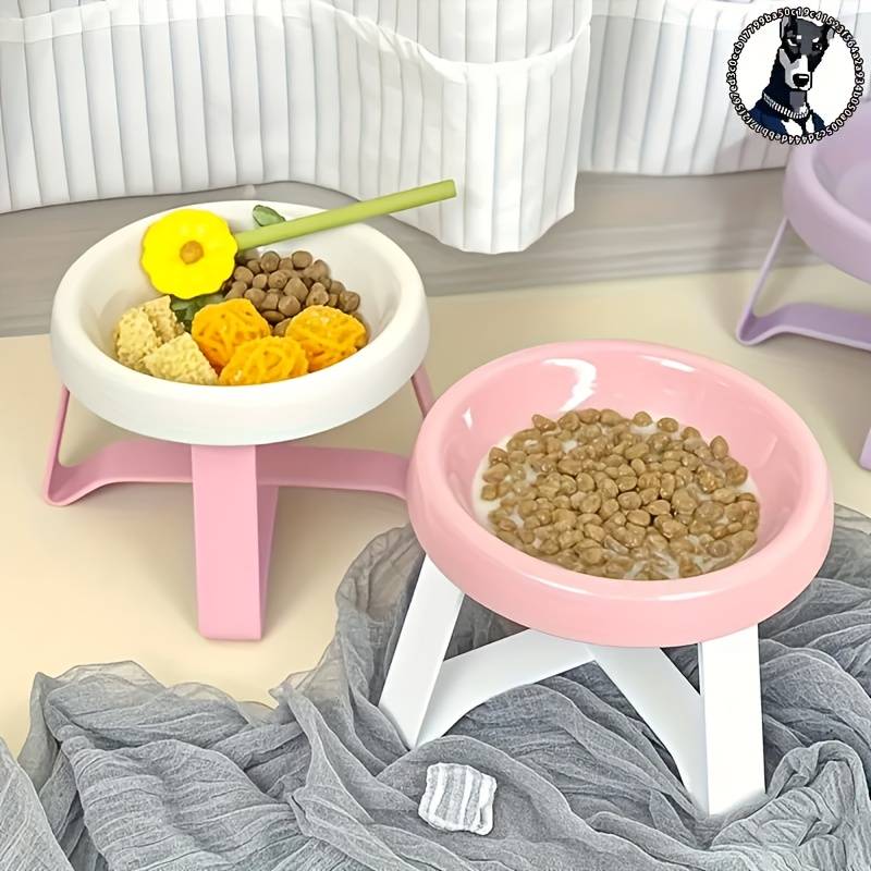 Pet Supplies Color 6Pcs Random Styles 3 Holders  Add   3 Cat Bowls