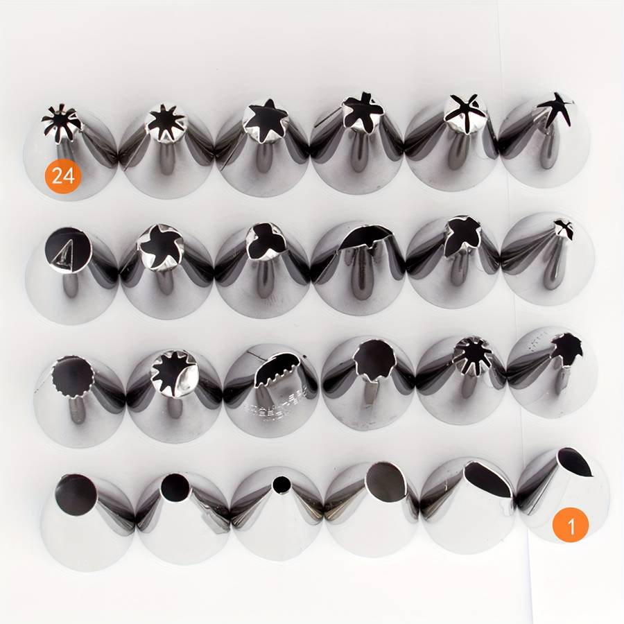 Professional Cake Decorating Head Color Silvery