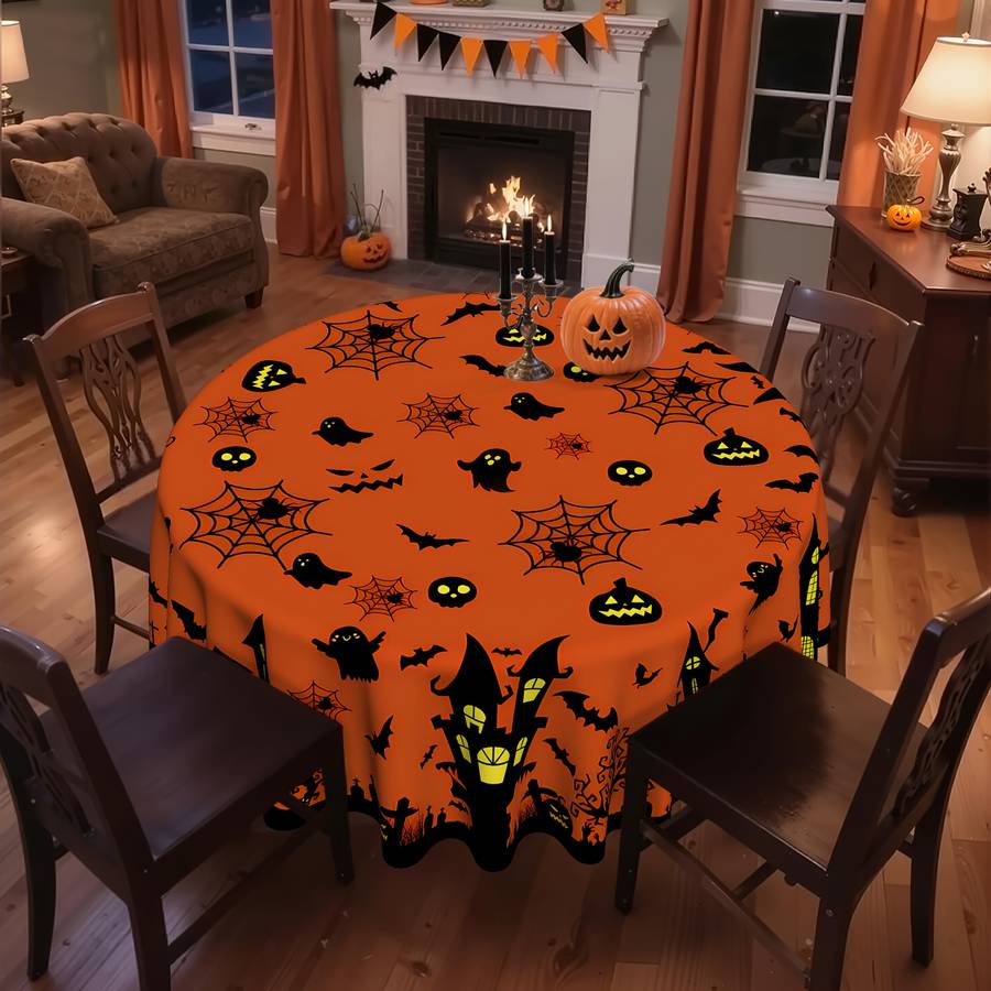 Halloween tablecloth decoration size 60x102in 152x259cm or Rectangle