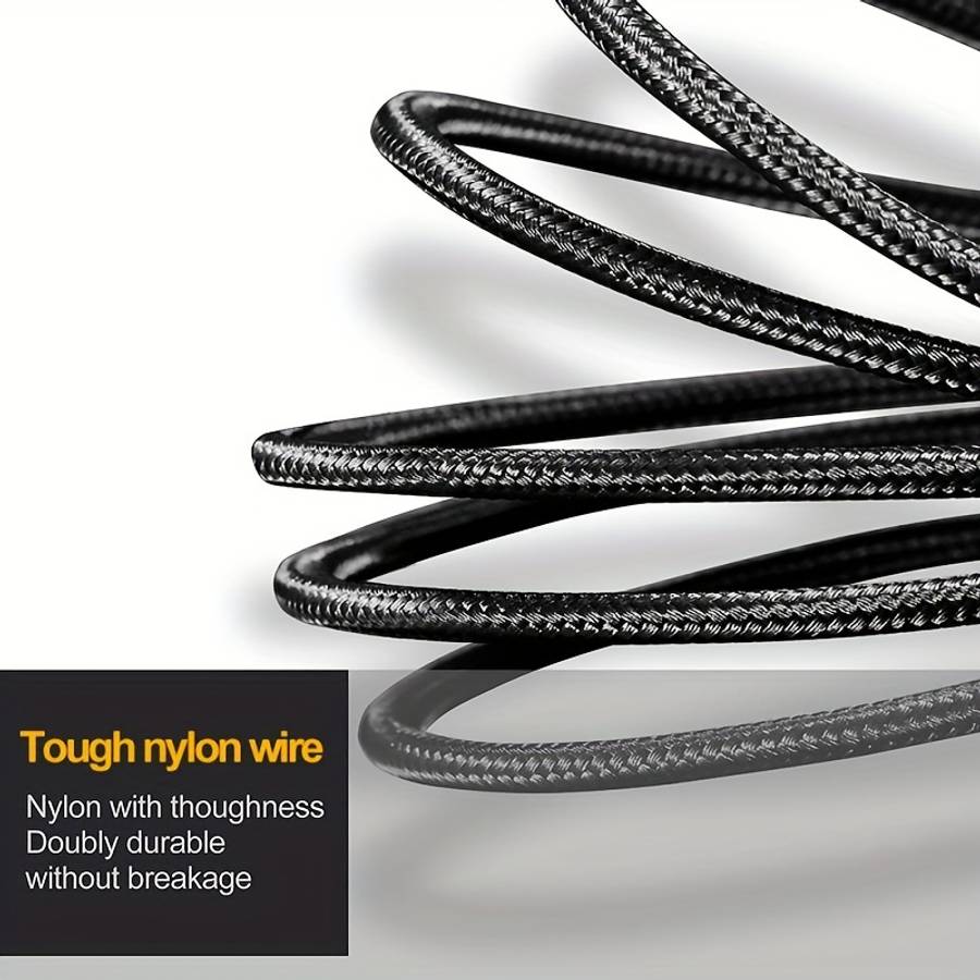 Charging Cable Color Black  Size1.2M 3.92Ft 47.24Inch