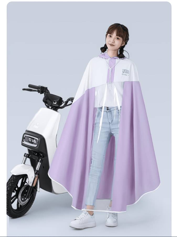Raincoat Grey White Size Onesize