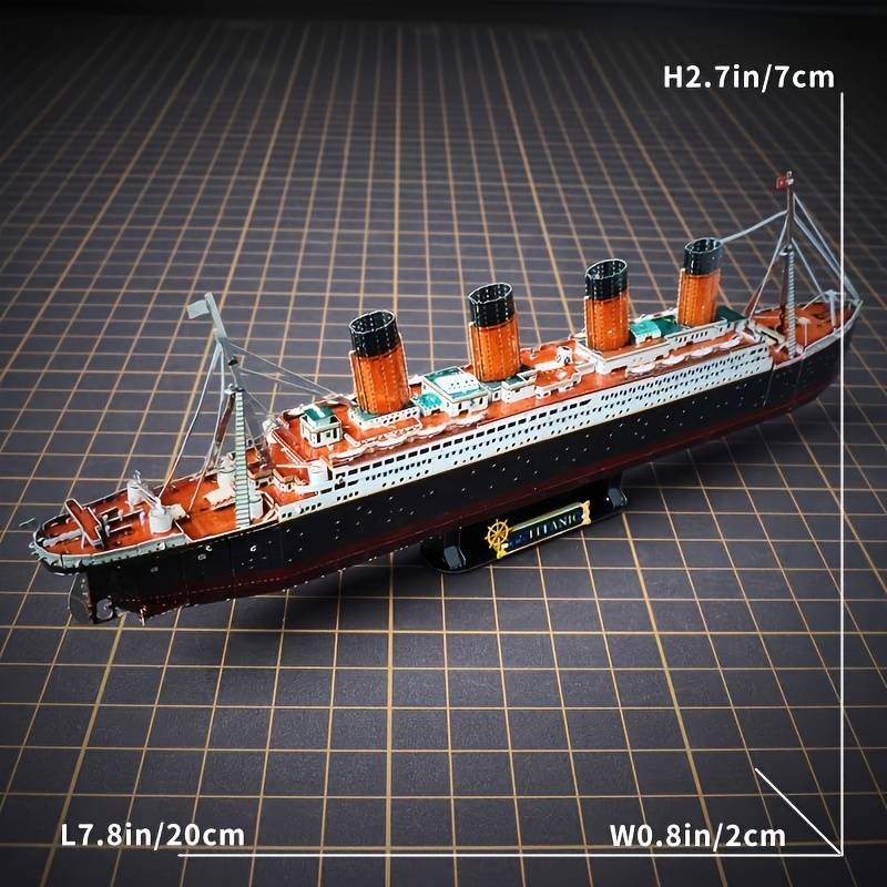 3D Jigsaw Puzzle Model Ship Items Titanic For Ages 14 And Up