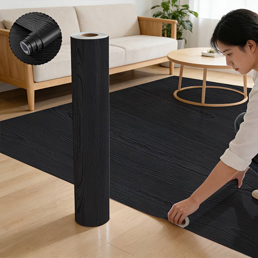 Self Adhesive Floor Sticker White Wood Grain 60cm x 3m