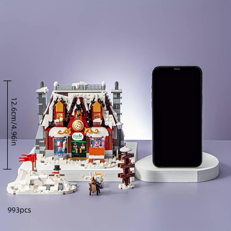 Building Toy Architectural Model Toy Set Style Santa S House