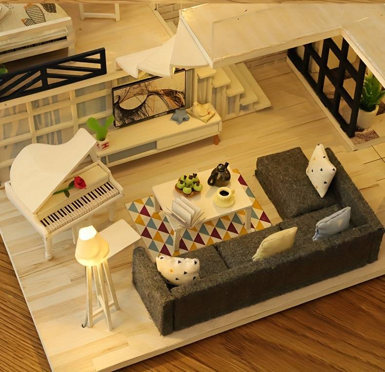 Building Toy Architectural Model Toy Set Style Simple