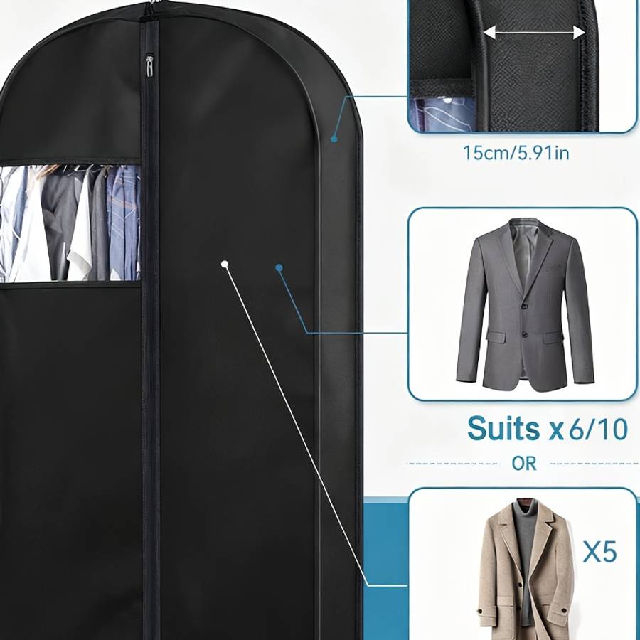 Storage Bag Items Black 109*60.5*15Cm43*23.8*5.9In
