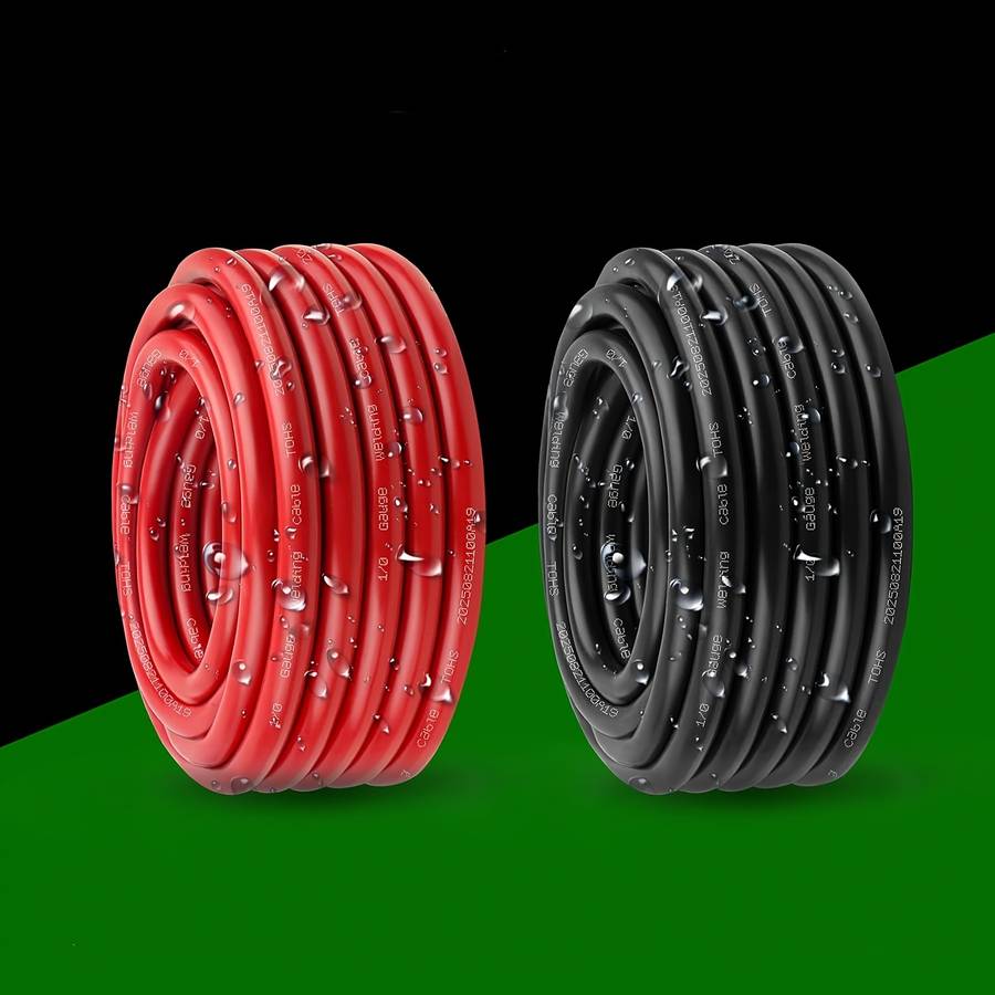 Car Accessories Model 4Awg 9.14Meter Red  9.14Meter Black