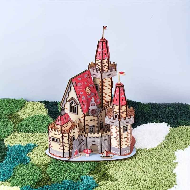 Building Toy Architectural Model Toy Set Model Fairy Tale Castle