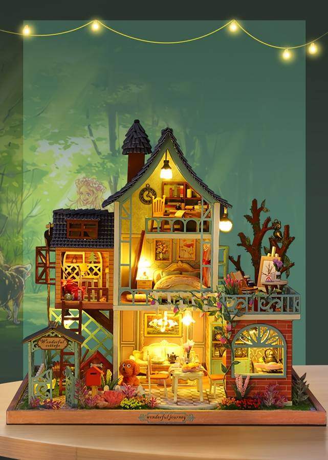 Building Toy Architectural Model Toy Set Style Jungle Secret