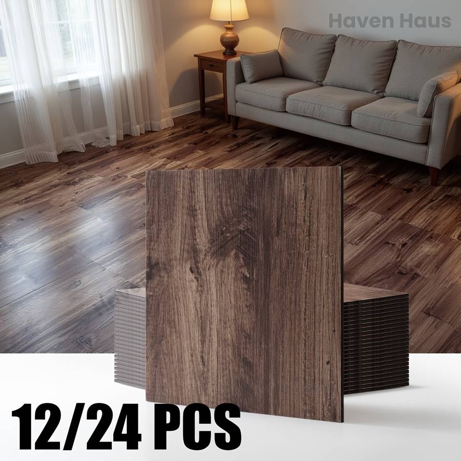 Self Adhesive Floor Stickers Sunset Cherry 12Pcs