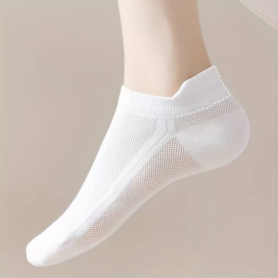 Women S Socks Color 5 Pairs Of White 5Pack Size Onesize