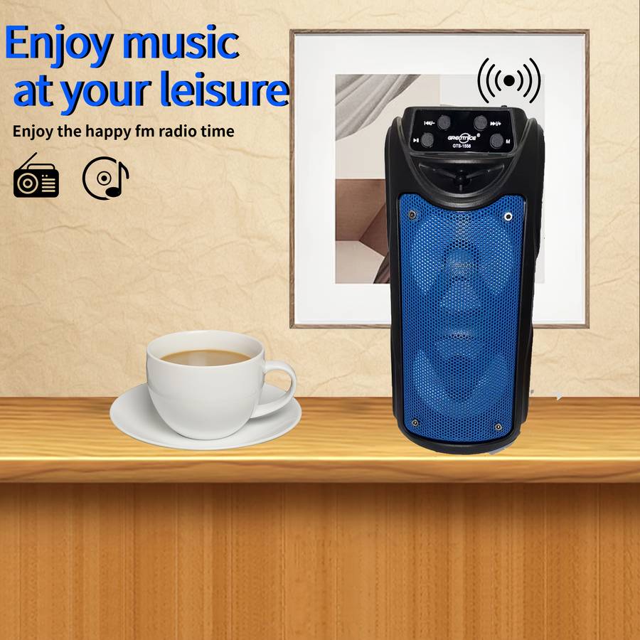 Modern Dual Channel Design Wireless Outdoor Speaker With For Outdoor Party Red